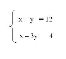 sistema de ecuaciones