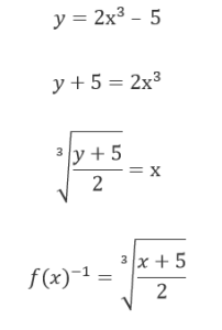 funcion inversa ejemplos 5