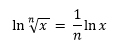 función logaritmo natural 1