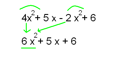Suma de polinomios, monomios, binomios y trinomios; ejemplos resueltos.