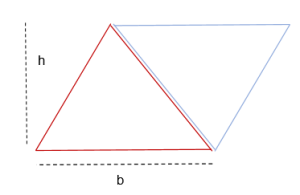 Fórmula de área de un triángulo 2