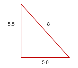 Fórmula de área de un triángulo 3